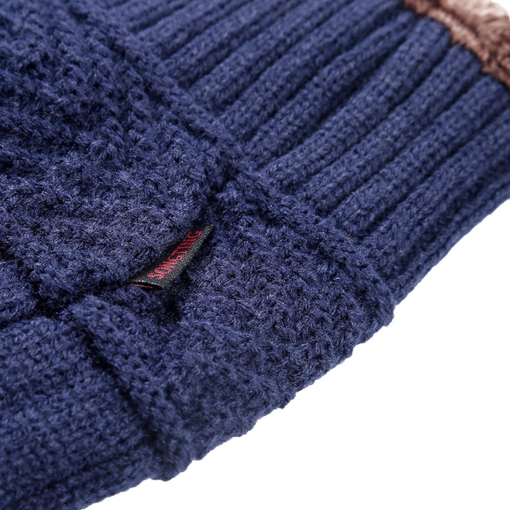 Winter Knitting Skull Cap Wool Slouchy Beanie Hat - Picture 5 of 5